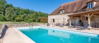 Authentique Maison de Charme WIFI Netflix Swimming pool 10 pers