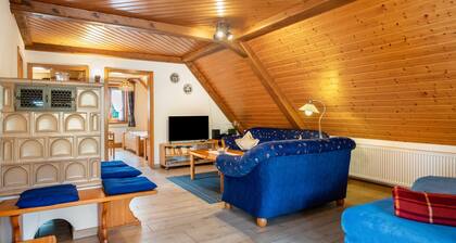 Ferienwohnung 'Fuchsbau' mit Bergblick, privater Terrasse und Wi-Fi