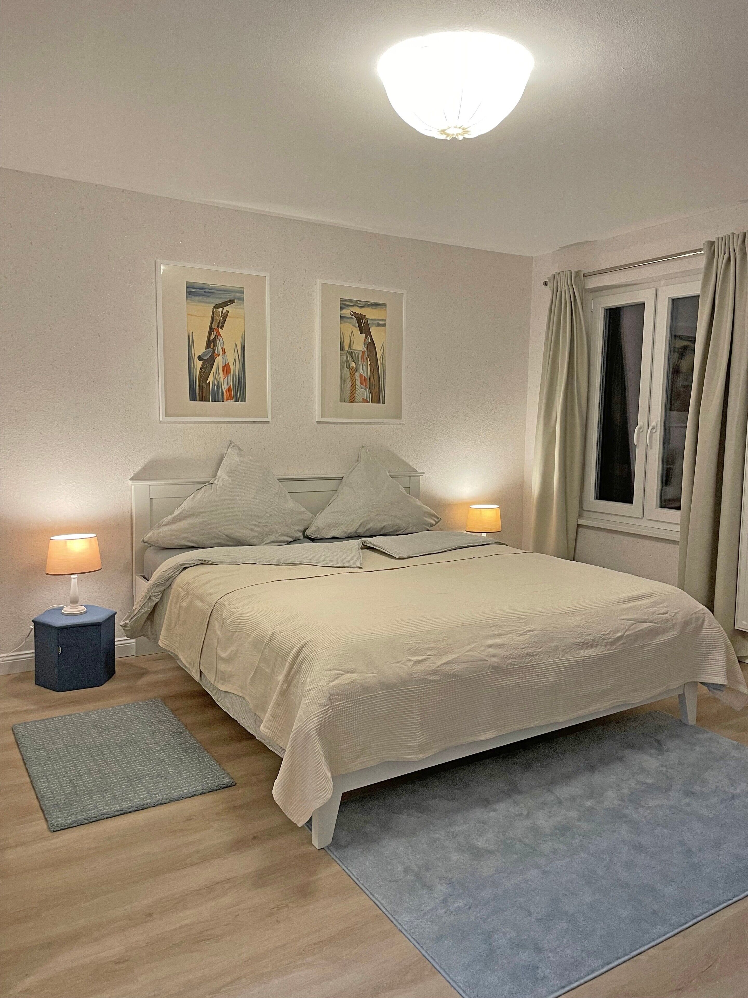 2 bedrooms, iron/ironing board, free WiFi, bed sheets