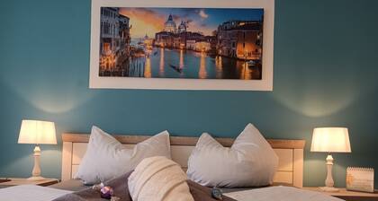 Ferienwohnung 'Sonnenblick Und Relax' mit privater Terrasse, Gemeinschaftsgarten und Wi-Fi