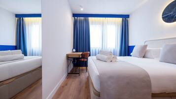 Comfort penthouse | 1 slaapkamer, luxe beddengoed, een minibar, een kluis op de kamer