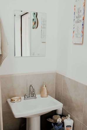 Shower, hair dryer