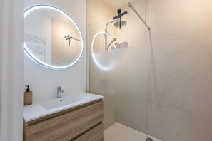 Shower, hair dryer