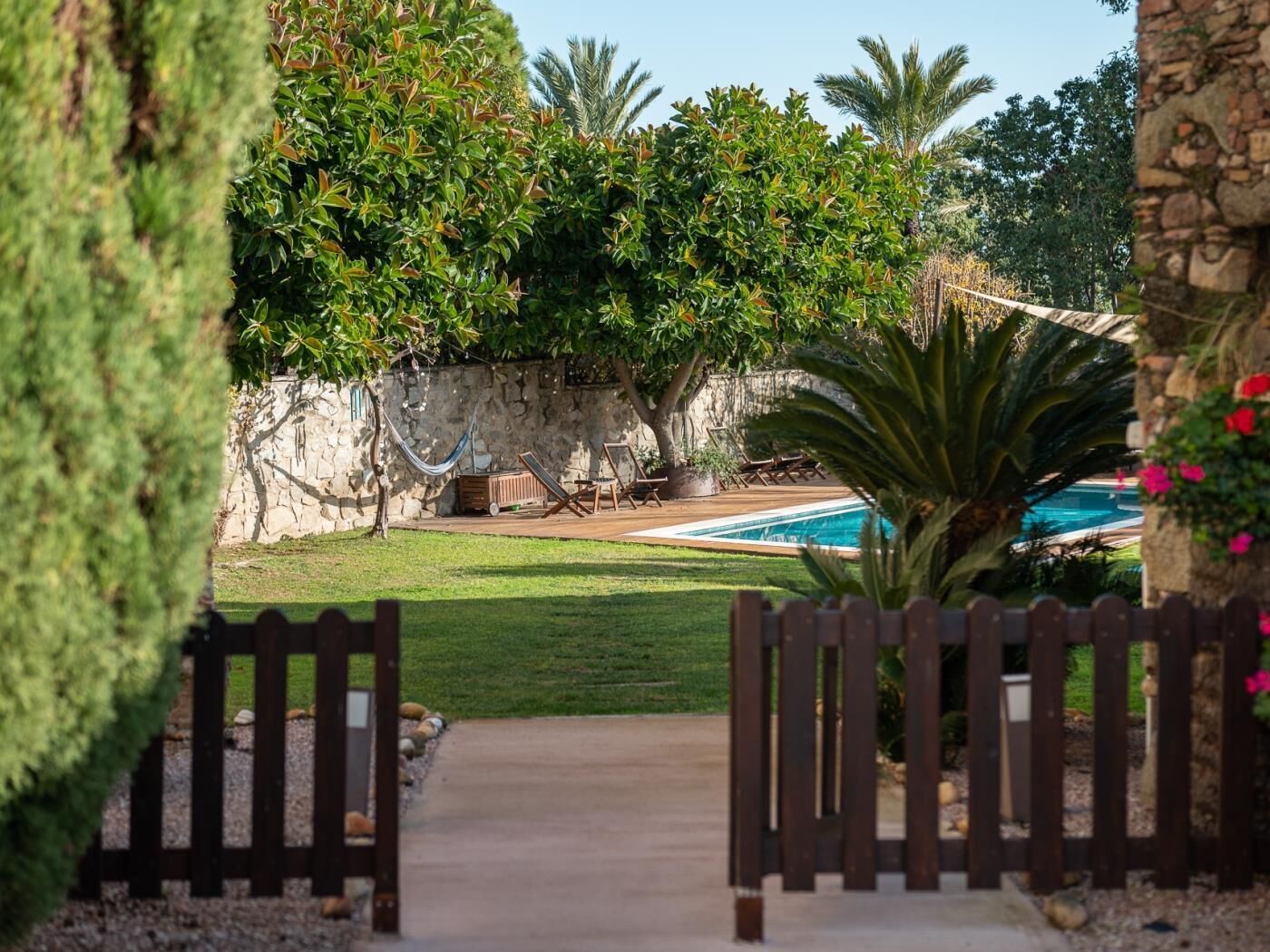 Terrein van de accommodatie