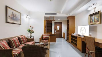 Suite | Living area | 43-inch Smart TV with digital channels