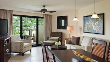 Télévision, table de tennis de table