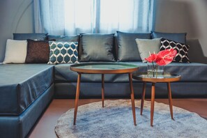 Executive Apartment | Ruang tamu | 42 inci sebuah televisyen pintar dengan kabel 