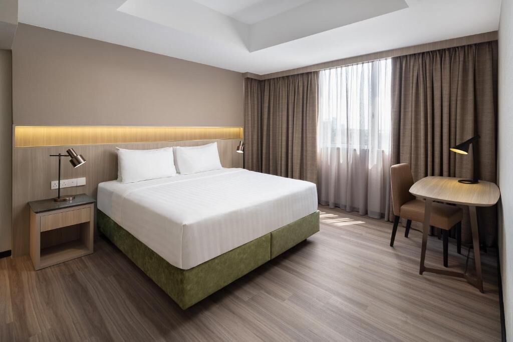 1 soverom, strykejern/-brett, wi-fi og sengetøy