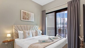 1 bedroom, iron/ironing board, travel crib, WiFi