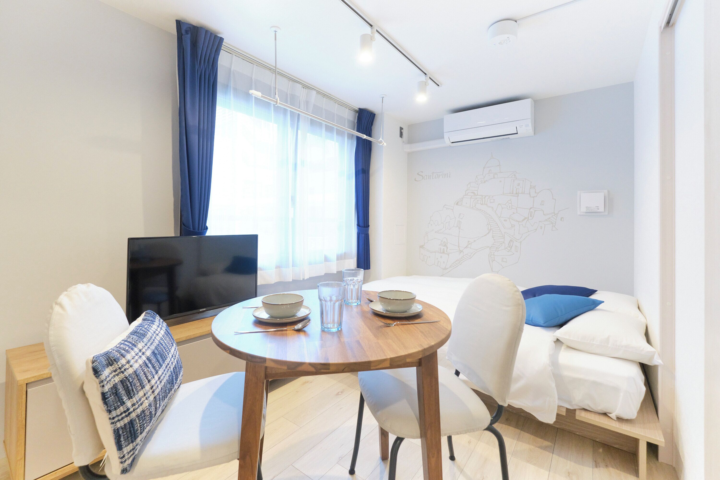 1 室のベッドルーム、WiFi (無料)