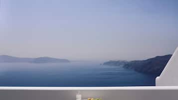 Suite with Hot Tub & Caldera Sunset View | View from room