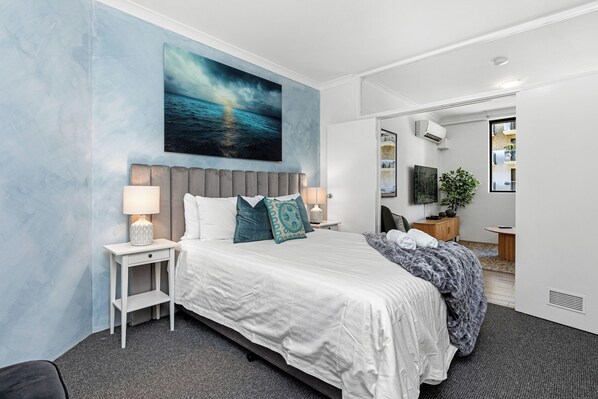 1 bedroom, iron/ironing board, free WiFi, bed sheets