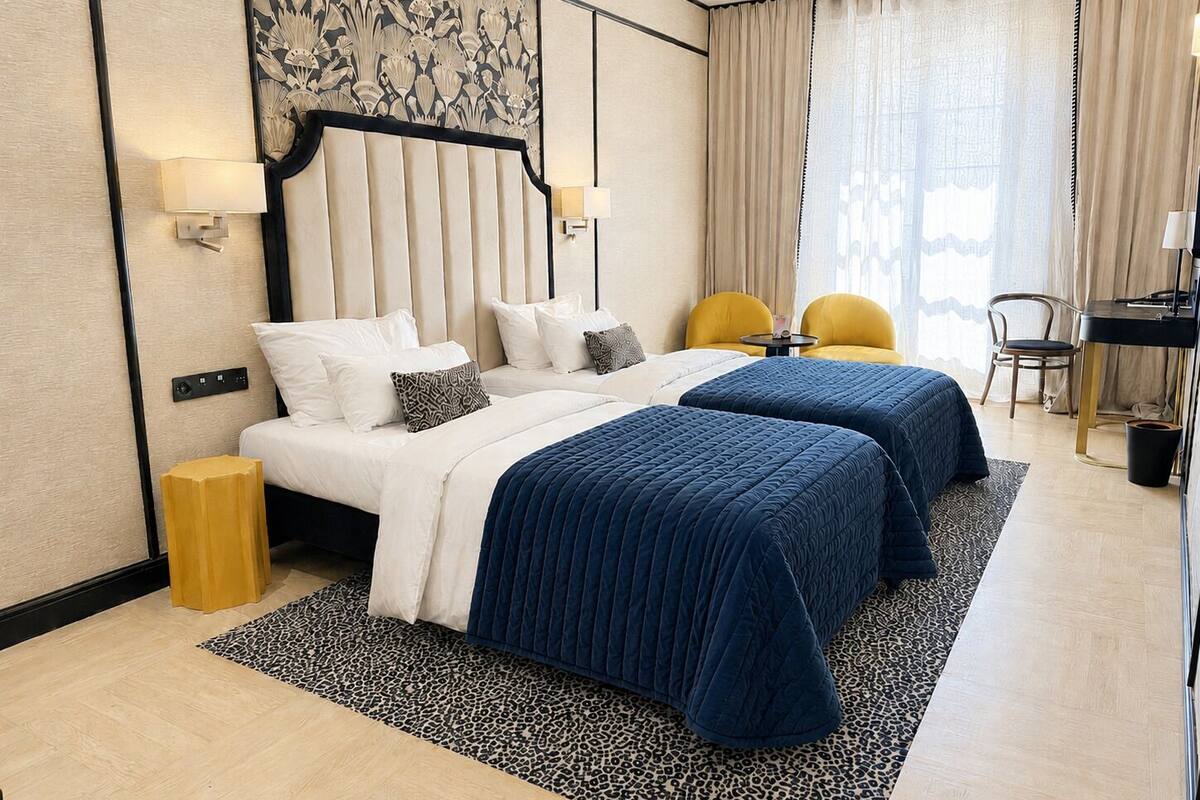 Deluxe Double or Twin Room | Hypo-allergenic bedding, down duvets, minibar, laptop workspace