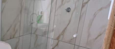 Shower, toilet paper