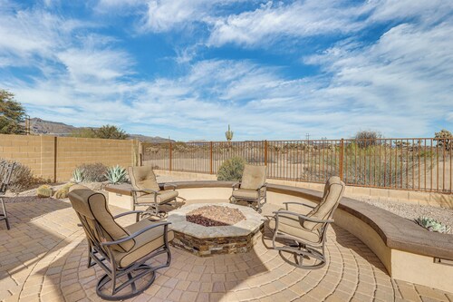 Near Hiking & Golf: Gold Canyon Home w/ Fire Pit!
