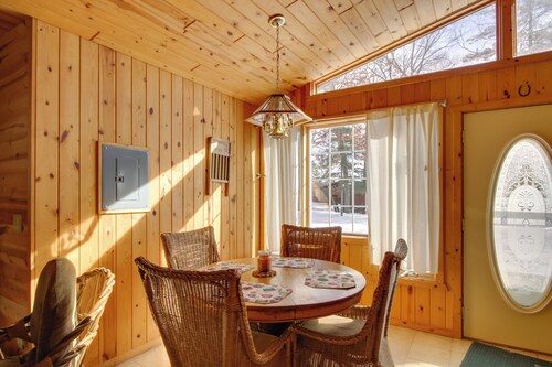 Boat Dock & Fire Pit: Waterfront Home in Crosslake