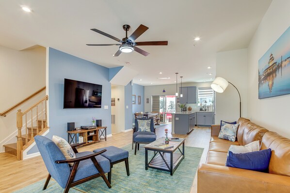 Front of property - Walk to Dtwn: Waterfront Eastern Shore Townhome! (Cambridge)