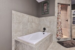 Shower, towels