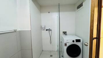 Towels, soap, toilet paper