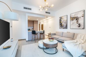 Apartment - Elegant 1BR Urban Oasis Near Dubai Mall (Dubai)