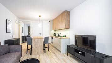 Suite estudio, balcón | Tabla de planchar con plancha y wifi gratis