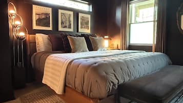 1 bedroom, iron/ironing board, travel crib, WiFi