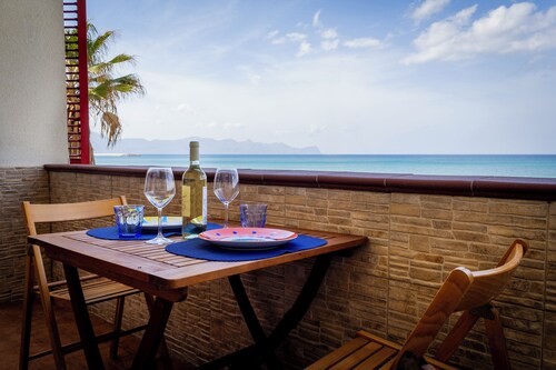 Tan Orange Apartment by the Sea, Balestrate