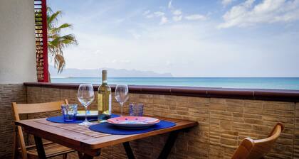 Tan Orange Apartment by the Sea, Balestrate