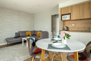 Apartment, 1 Bedroom, Balcony, Garden View | Living room - Two Room Apartment With Thermal Zone (Velingrad)