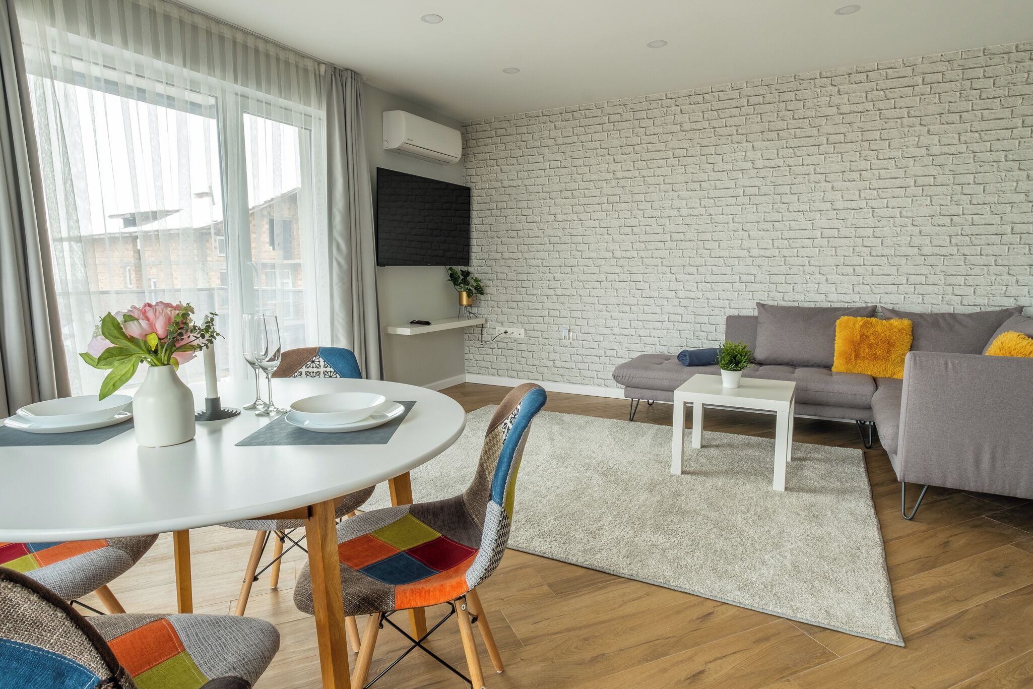 Appartement, 1 chambre, balcon, vue jardin | Salle de séjour