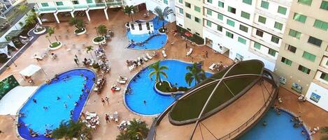 Indoor pool, outdoor pool