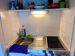 Deluxe studio, uitzicht op de stad | Privékeuken