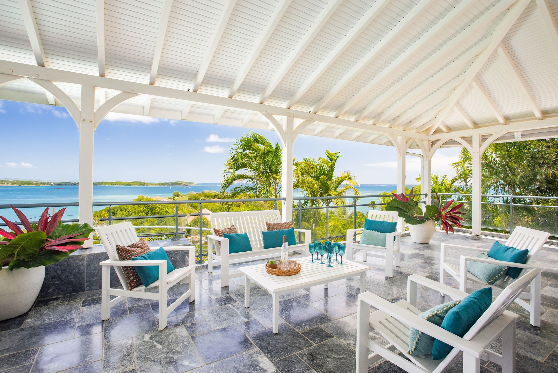 Luxury Villa, 5 Bedrooms, Private Pool, Sea View | Terrace/patio