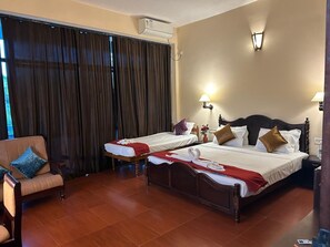 Family Triple Room, Garden View | Desk, free WiFi - The Travancore Palace Beach Resort (Neyyattinkara)