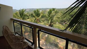 Deluxe Double Room, Pool View | Terrace/patio