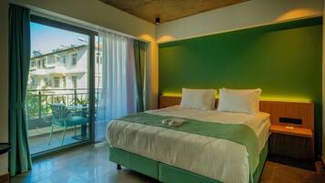 Standard Double Room, Balcony | In-room safe, desk, blackout drapes, iron/ironing board