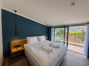 Standard Double Room, 1 King Bed, Mountain View | In-room safe, desk, blackout curtains, iron/ironing board - Nakas Hotel (Fethiye)