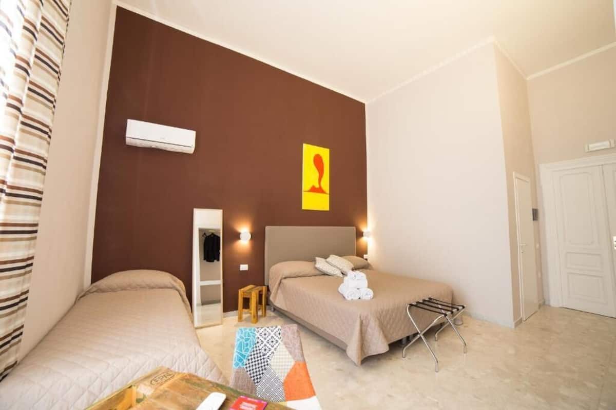 Family Studio Suite, City View, Annex Building (Pzza Bovio) | Desk, cribs/infant beds, free WiFi, bed sheets