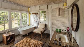 Comfort-Studio, Veranda, Bergblick | Badezimmer