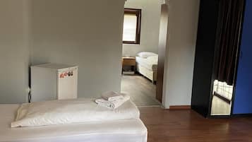 Quadruple Room, Balcony, Sea View | In-room safe, desk, laptop workspace, free WiFi