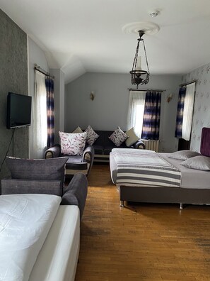 Quadruple Room, Balcony, Sea View