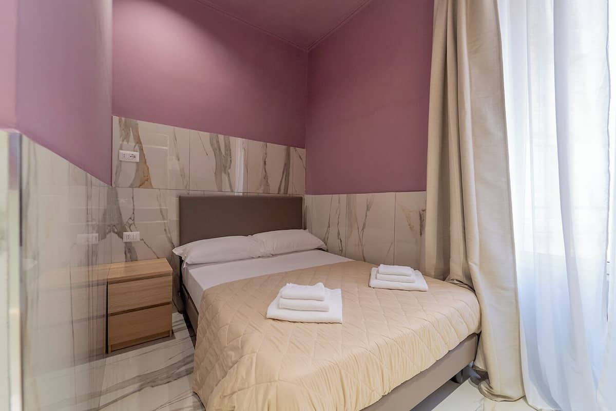 Economy Room, Courtyard View, Annex Building (Via Guglielmo S. Felice) | Desk, soundproofing, cribs/infant beds, free WiFi