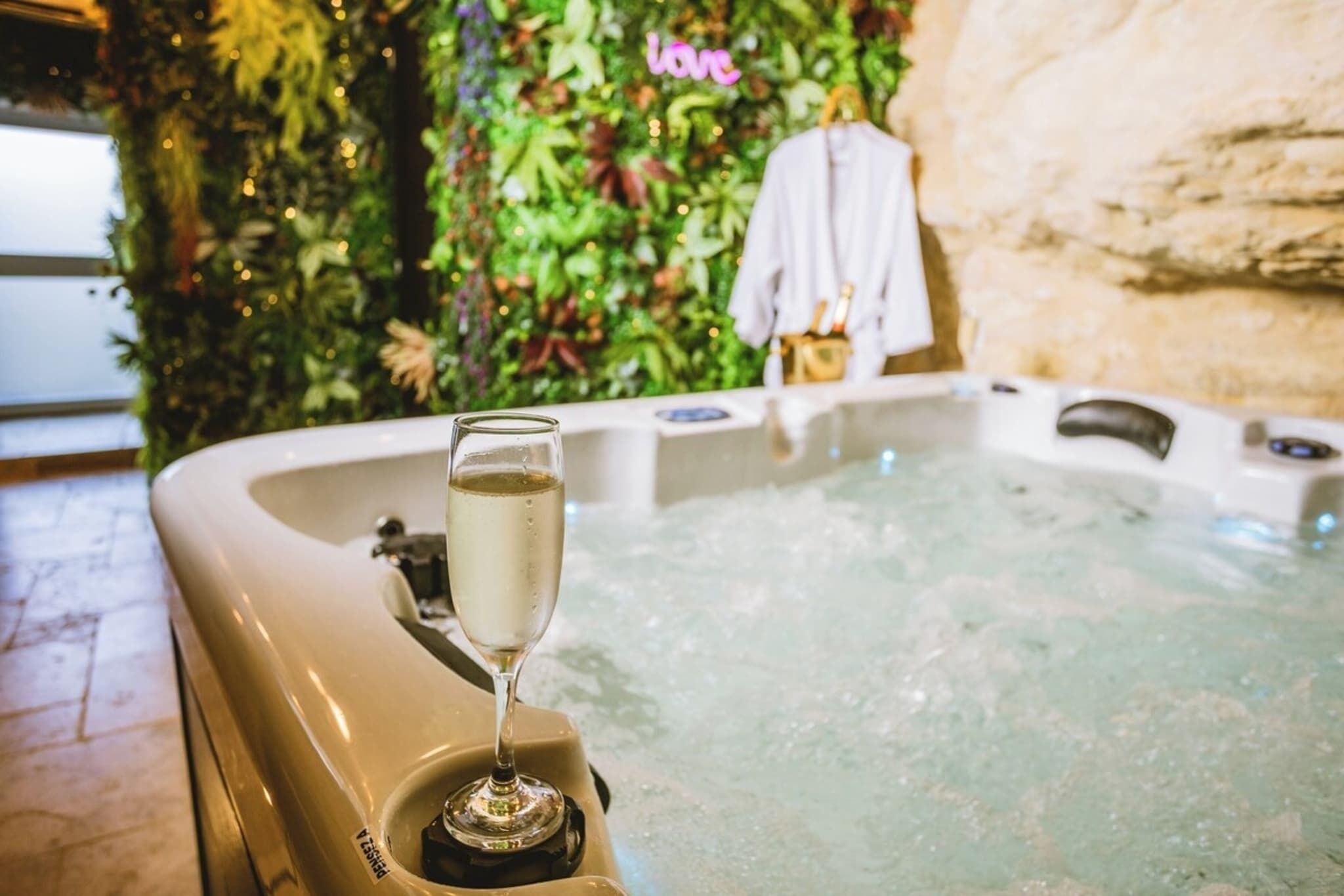 Bain à remous intérieur