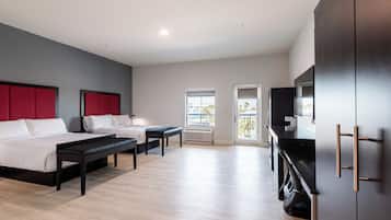 1 bilik tidur, peralatan tempat tidur premium, meja