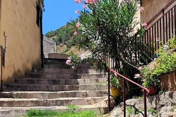 Stairway leading to Santa Maria Church