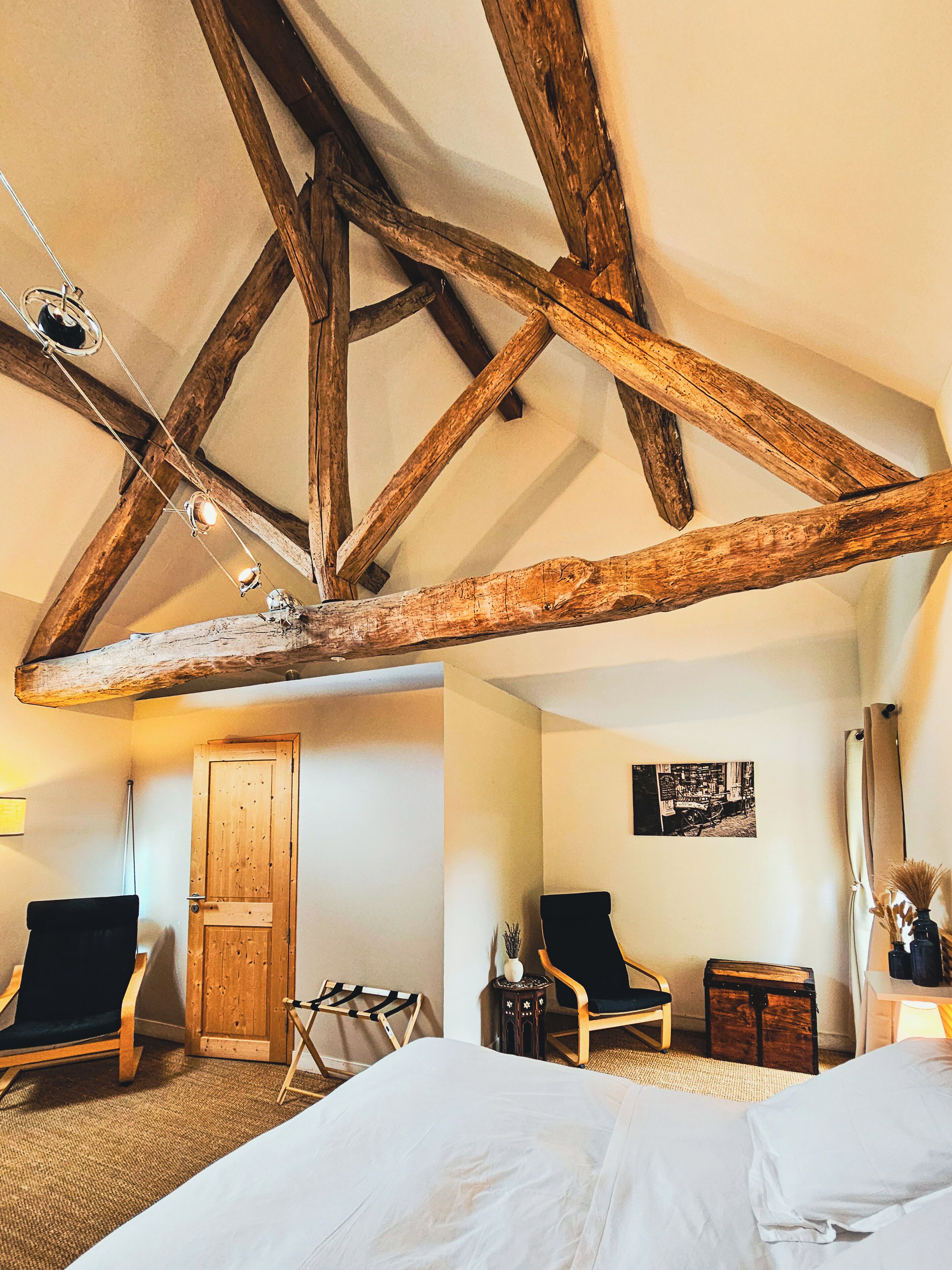 1 chambre, bureau, Wi-Fi, draps fournis