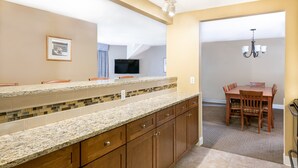 Dining - Luxury 3BR Penthouse | Sauna + Fireplace (West Dover)