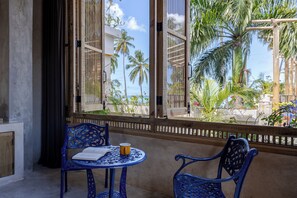 Premium-Zimmer, Balkon, Meerblick | Ausblick vom Zimmer