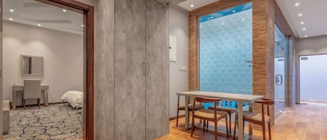 Deluxe Villa, 2 Bedrooms, Non Smoking, Patio | In-room dining