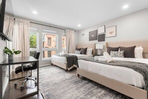 In-room safe, desk, iron/ironing board, travel crib